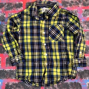 Boys Casual Button Down Long Sleeve 3T